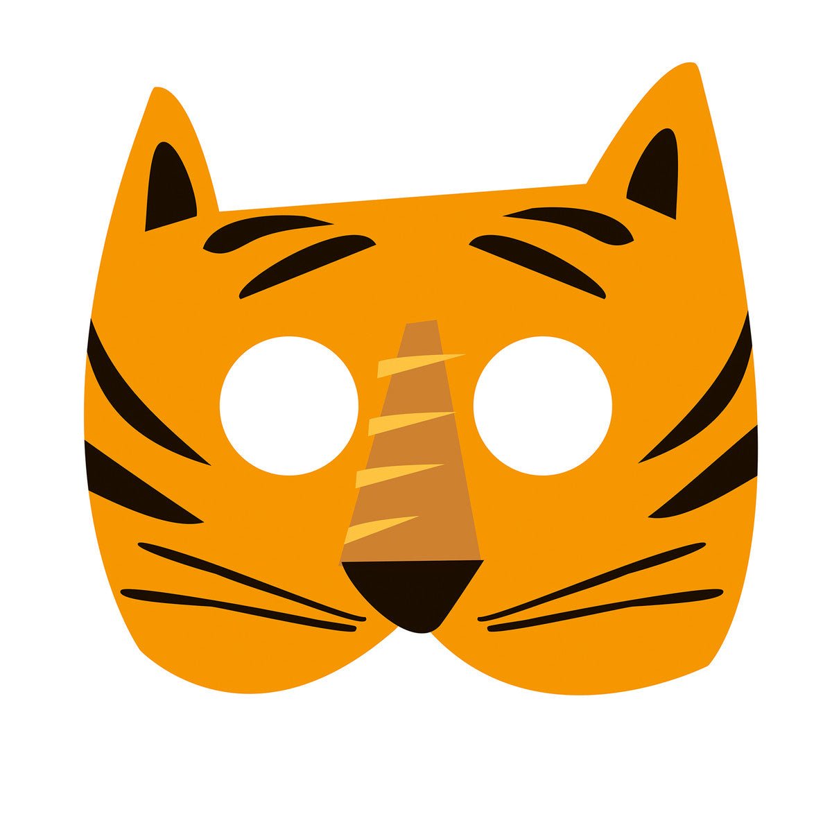 Animal Safari Paper Masks (Pack of 8) - The Party Marketplace
