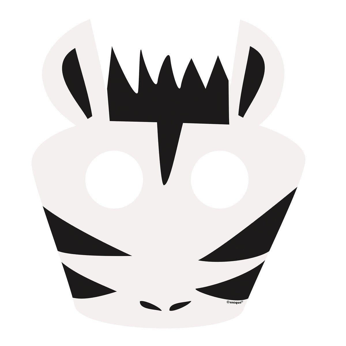 Animal Safari Paper Masks (Pack of 8) - The Party Marketplace