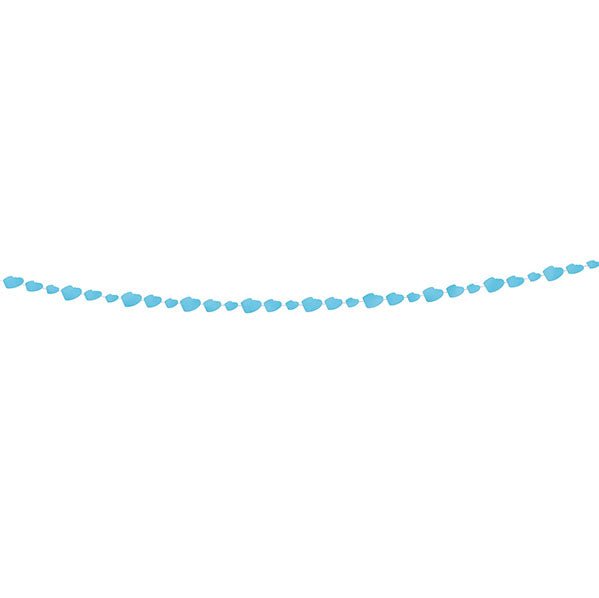 Baby Boy Bootie Paper Garland (2.74m) - The Party Marketplace