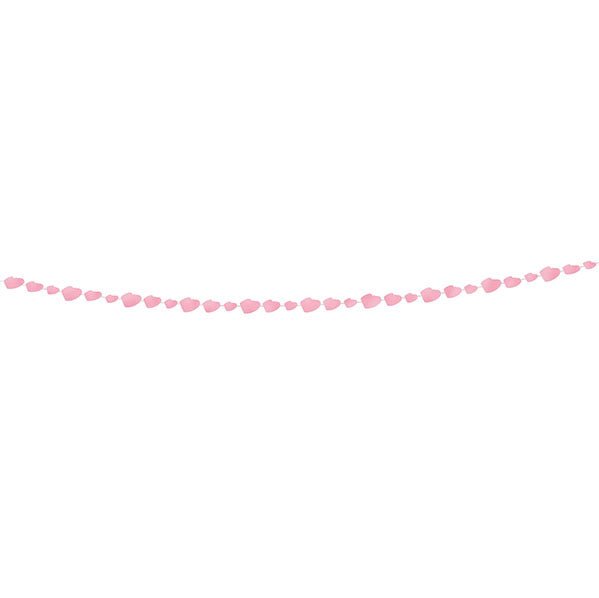 Baby Girl Bootie Paper Garland (2.74m) - The Party Marketplace