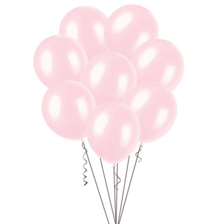 Baby Pink Decorator Balloons 30cm (Pack of 100) - The Party Marketplace
