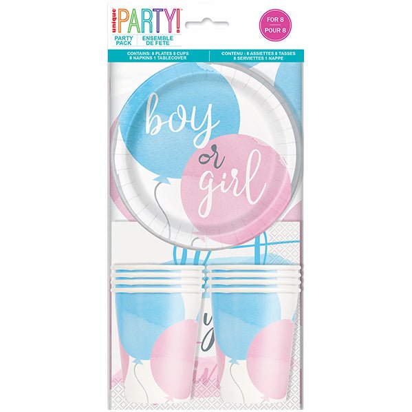 Baby Reveal Party Pack (For 8) - The Party Marketplace