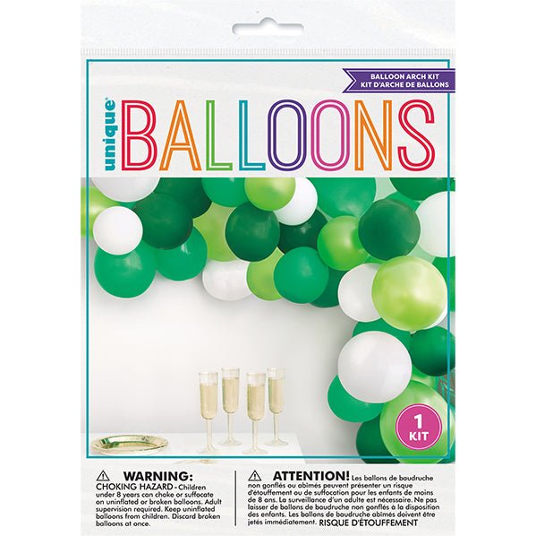 Balloon Arch Kit - Green (40 piece set) - The Party Marketplace