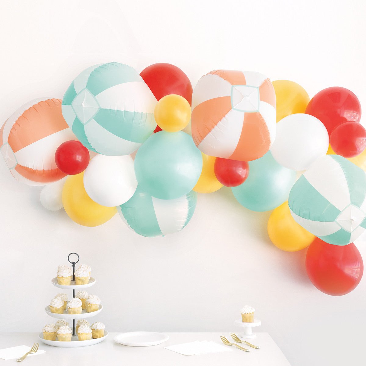 Balloon Arch Kit "Poolside Summer" (25 piece set) - The Party Marketplace