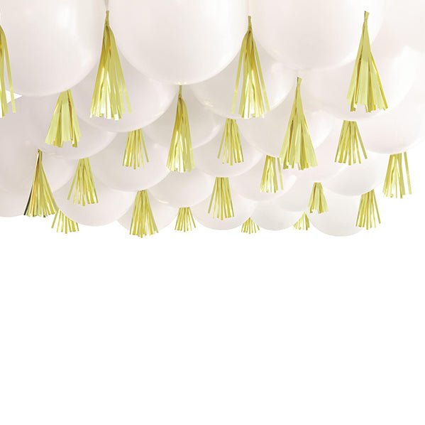 Balloon Ceiling Kit - White & Gold - The Party Marketplace