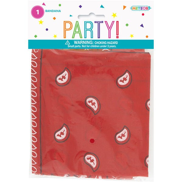 Bandana Paisley - Red - The Party Marketplace