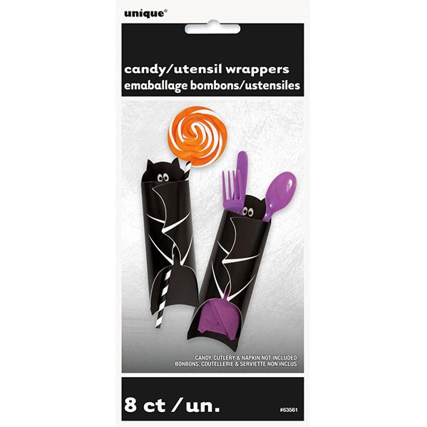 Bat Candy Wrappers (Pack of 8) - The Party Marketplace