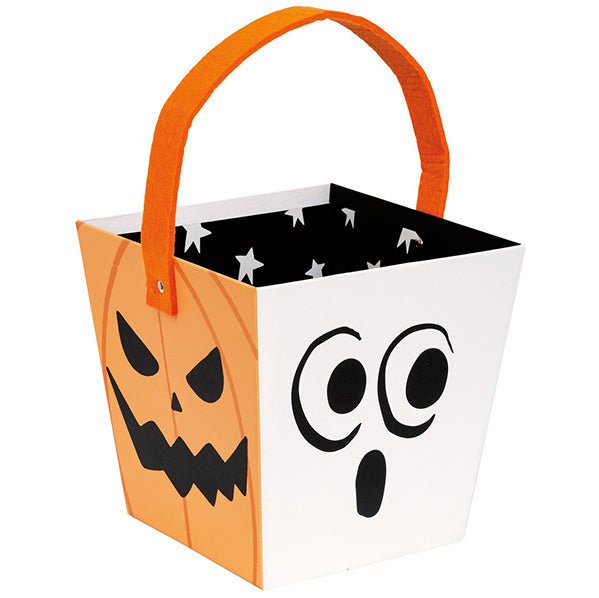 Bats & Boos Halloween Paper Bucket - The Party Marketplace