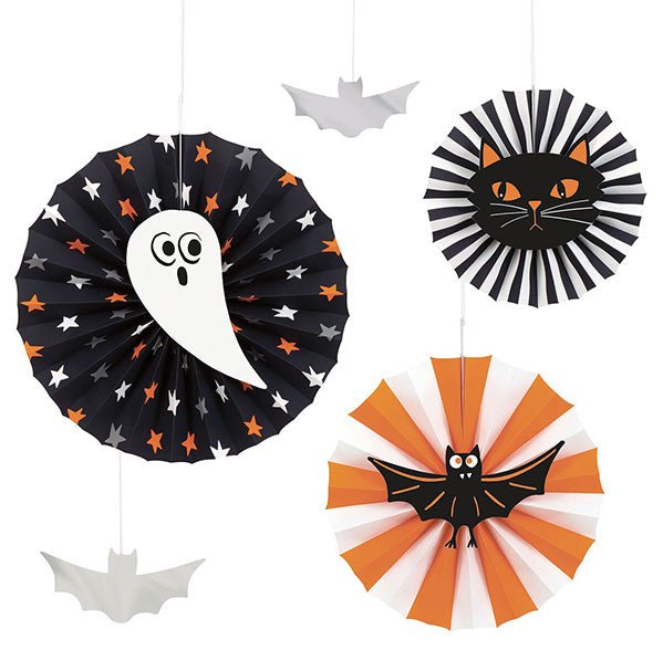 Bats & Boos Hanging Decorations - Assorted (Pack of 5) - The Party Marketplace