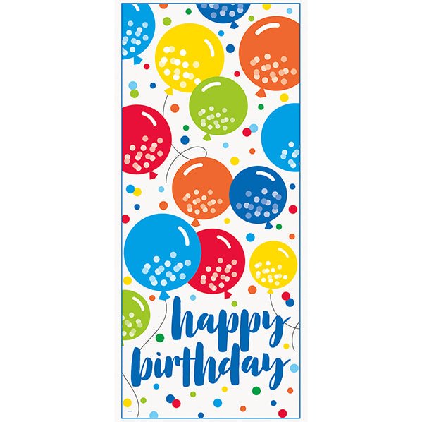 Birthday Balloon Cheer "Happy Birthday" Door Poster - The Party Marketplace