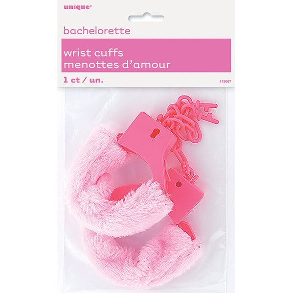 Bride To Be Fur Wrist Cuffs - The Party Marketplace