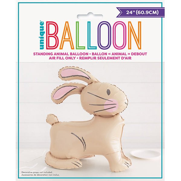 Bunny Standing Foil Balloon 60.9cm - The Party Marketplace