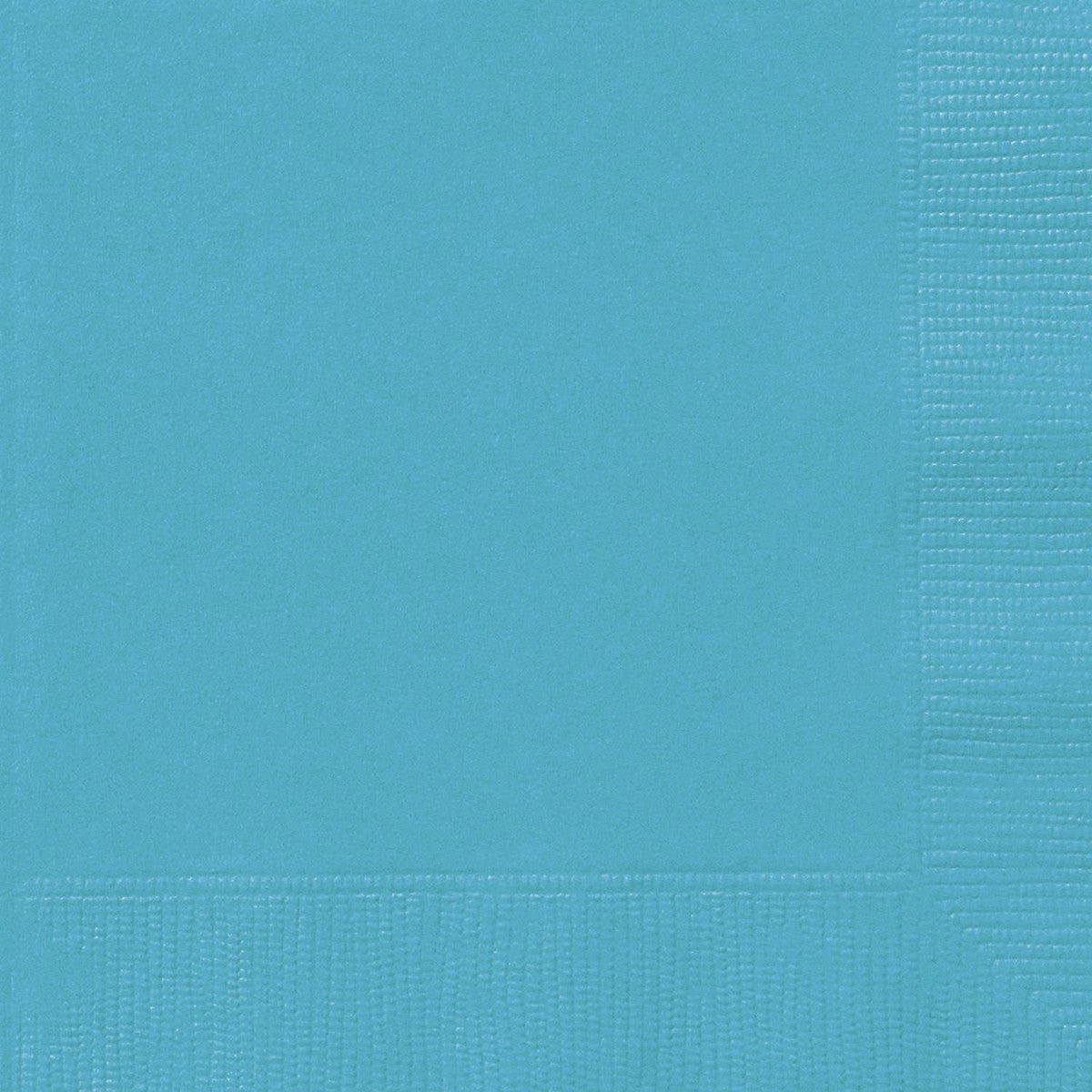 Caribbean Teal Beverage Napkins (Pack of 20) - The Party Marketplace