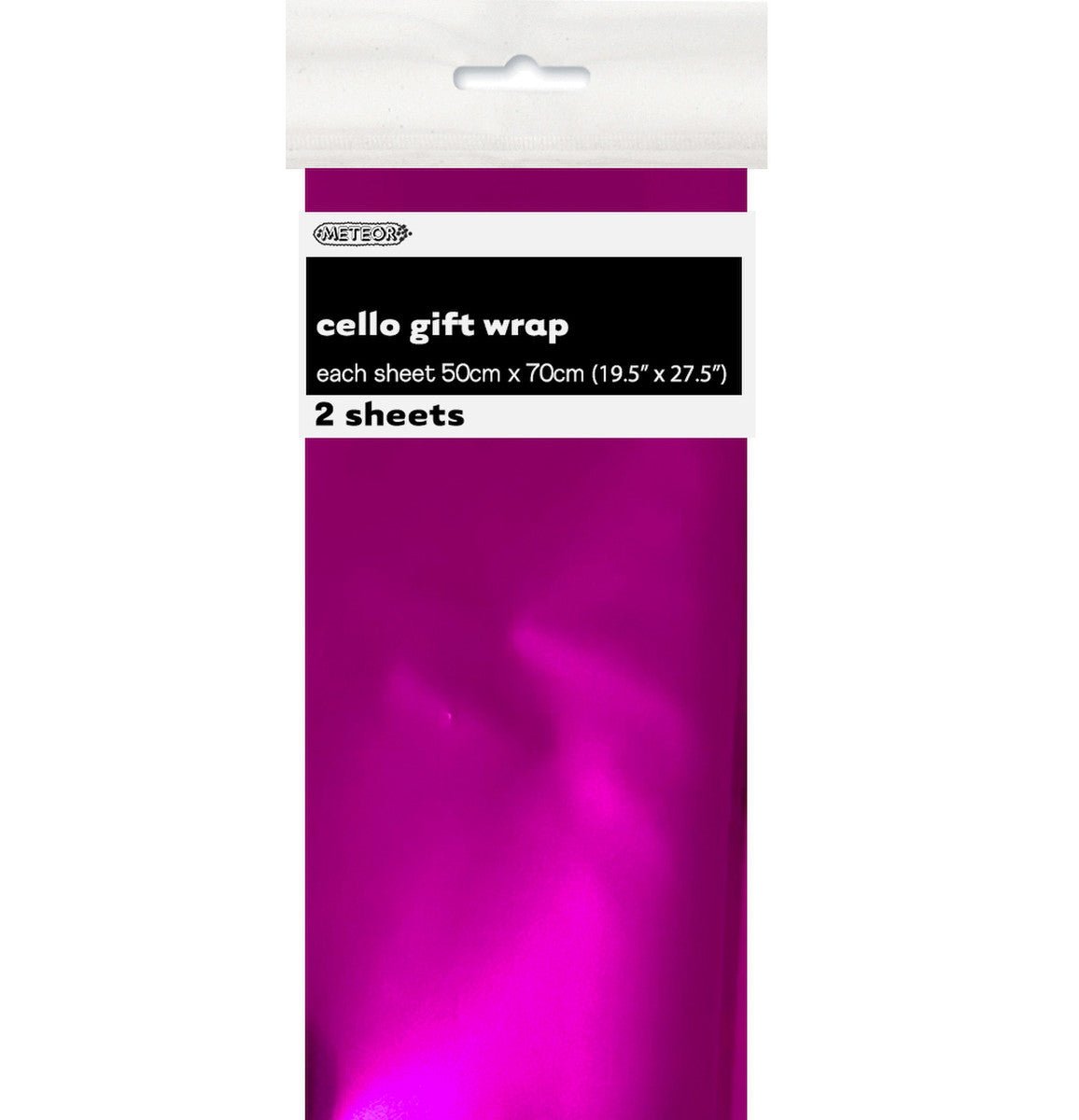 Cello Wrap - Metallic Hot Pink - The Party Marketplace
