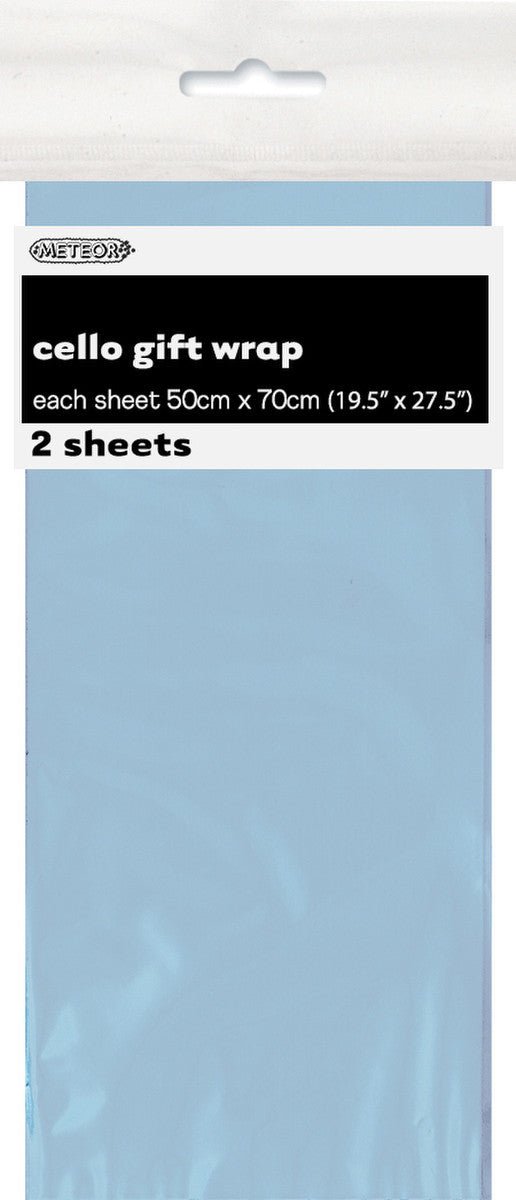 Cello Wrap - Powder Blue - The Party Marketplace
