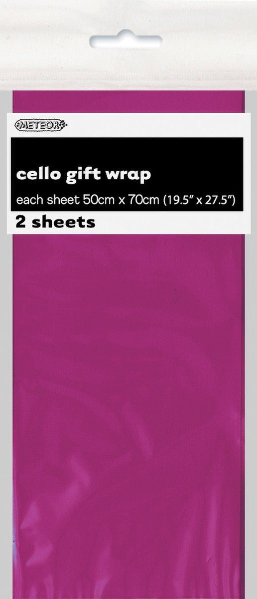 Cello Wrap - Pretty Purple - The Party Marketplace