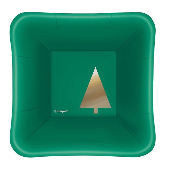 Chic Christmas Appetizer Paper Plates 13cm (Pack of 8) - The Party Marketplace