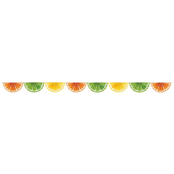 Citrus Fruit Paper Garland (2.43m) - The Party Marketplace
