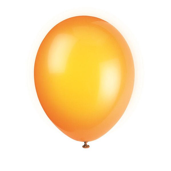 Citrus Orange Premium Decorator Balloons 30cm (Pack of 10) - The Party Marketplace