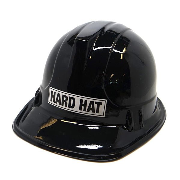 Construction Hard Hat - Black - The Party Marketplace