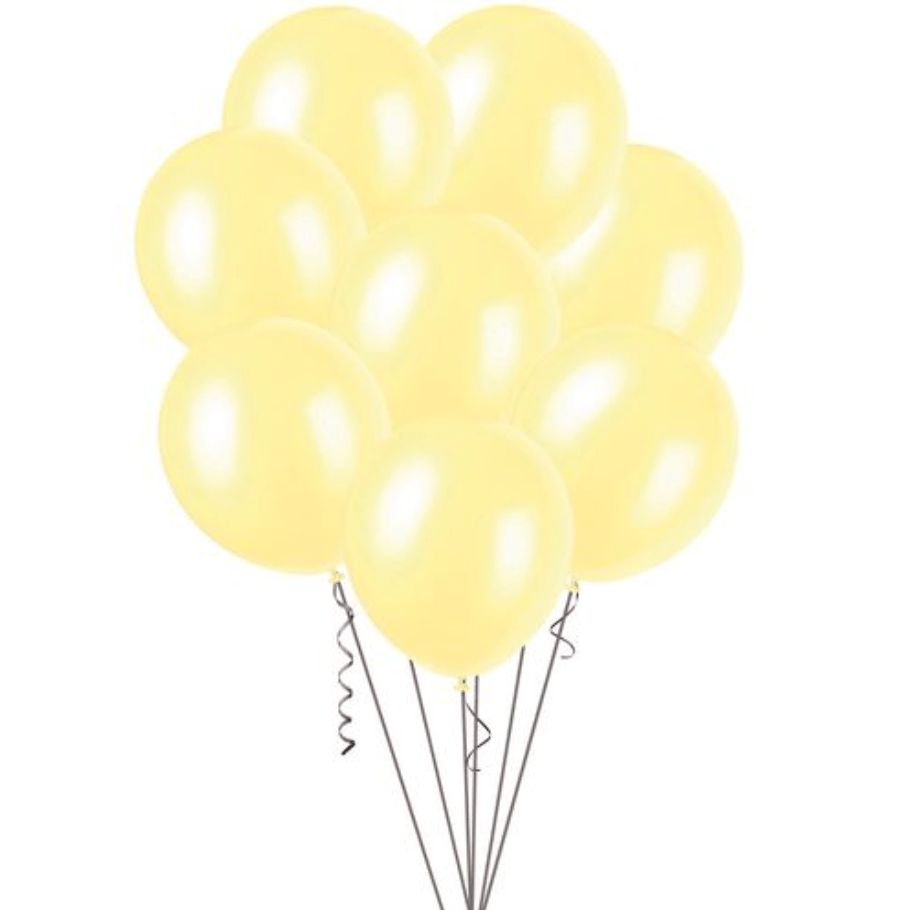 Cream Decorator Balloons 30cm (Pack of 25) - The Party Marketplace