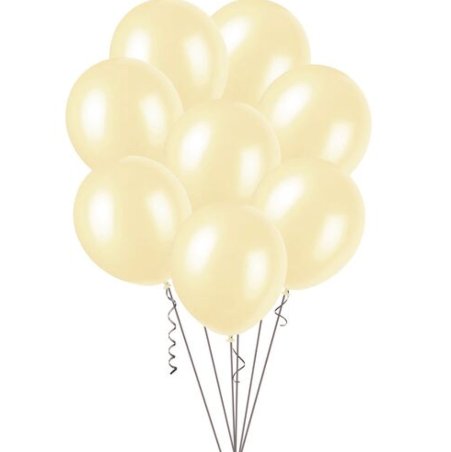 Cream Pearl Balloons 30cm (Pack of 25) - The Party Marketplace