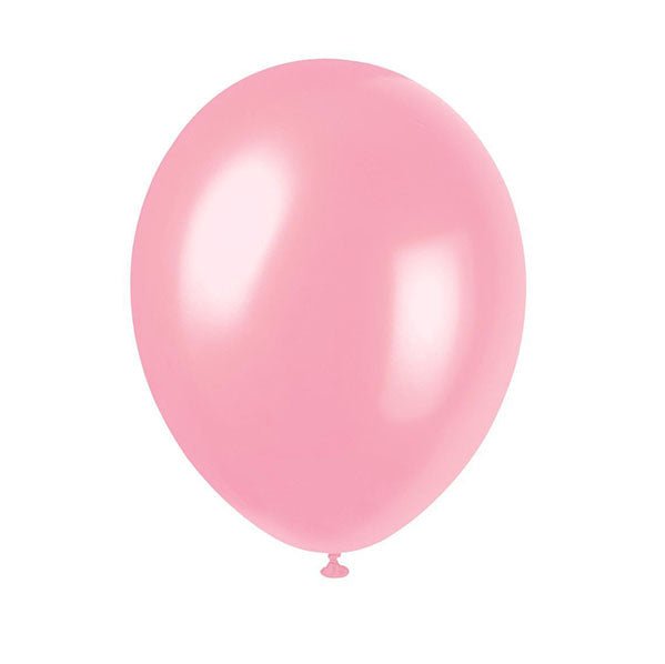 Crystal Pink Premium Pearl Balloons 30cm (Pack of 8) - The Party Marketplace