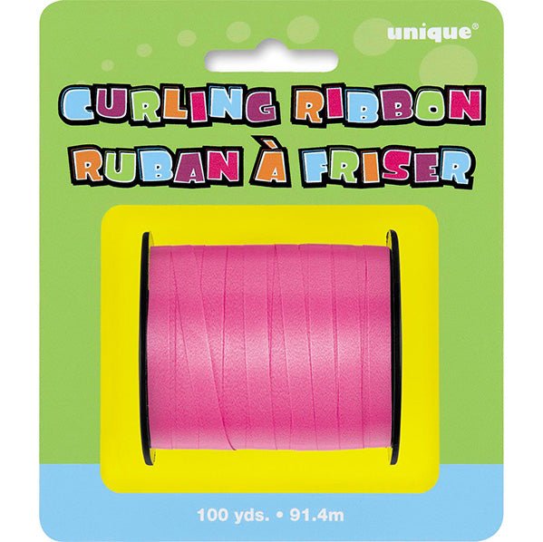 Curling Ribbon Roll - Hot Pink (91.4m) - The Party Marketplace