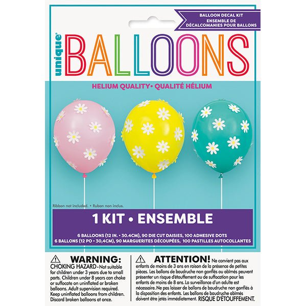 Daisy Balloon Kit (6 piece set) - The Party Marketplace