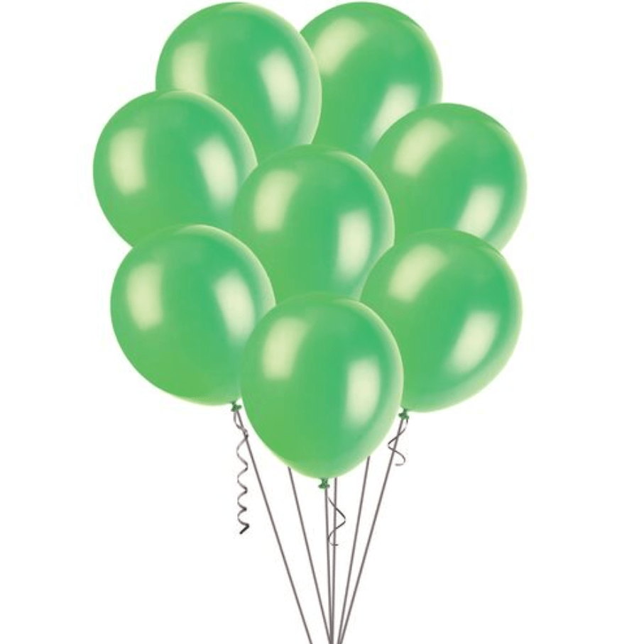 Deep Lime Green Decorator Balloons 30cm (Pack of 25) - The Party Marketplace