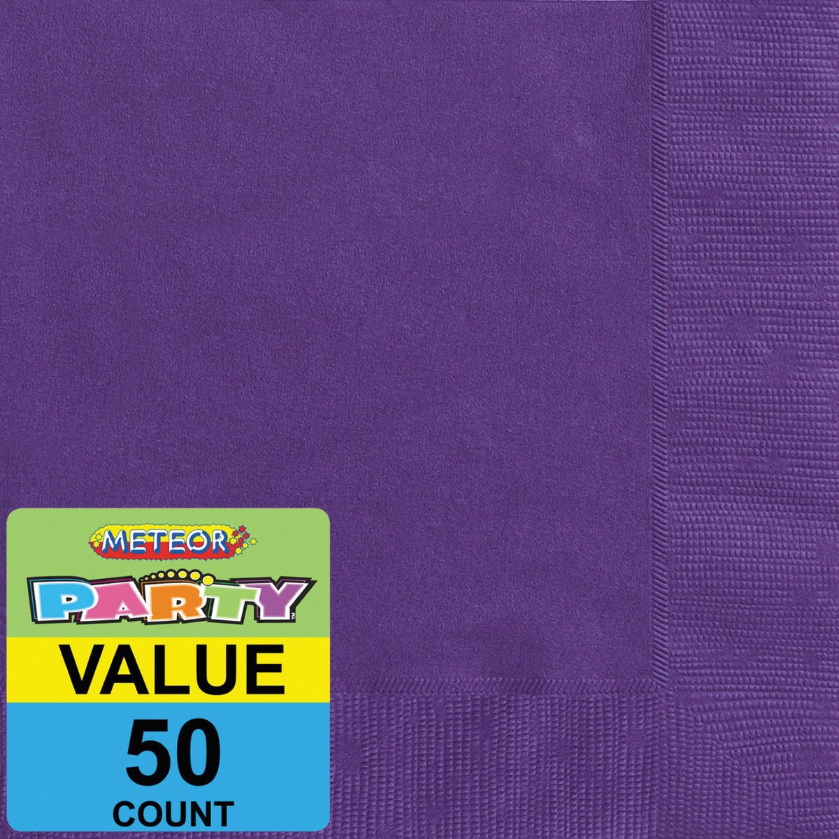 Deep Purple Luncheon Napkins (Pack of 50) - The Party Marketplace