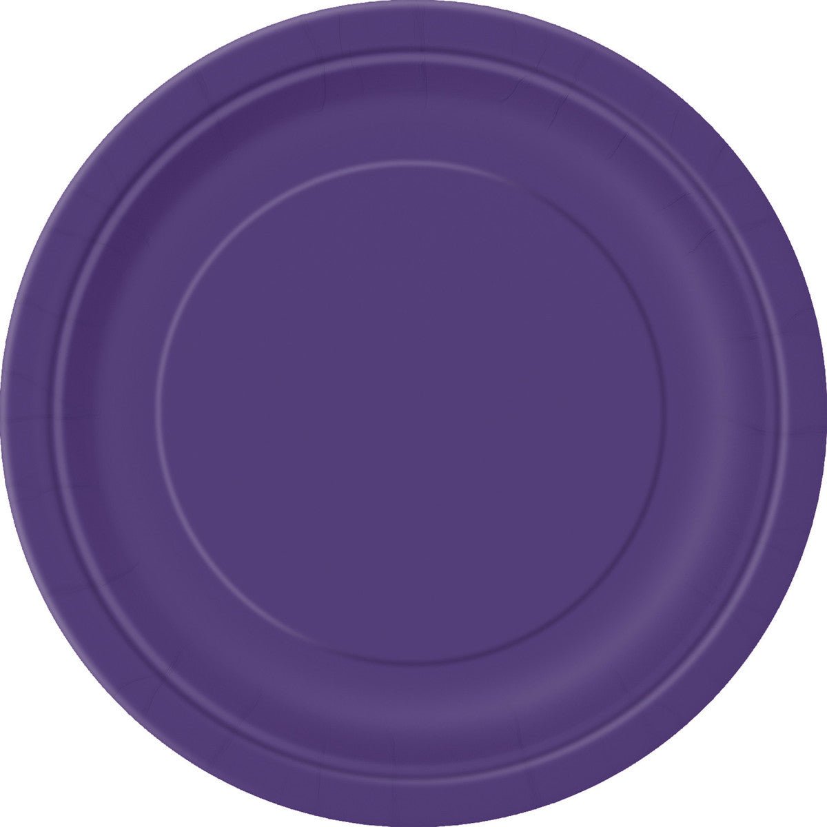 Deep Purple Paper Plates 23cm (Pack of 8) - The Party Marketplace