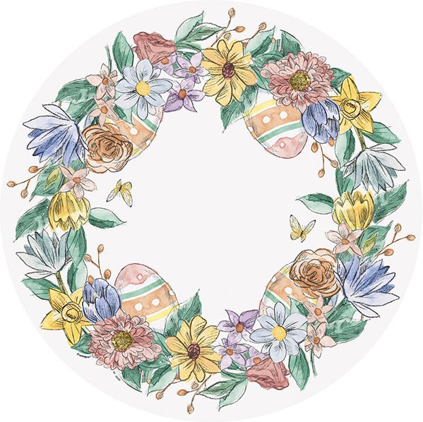 Easter Bunny Friends Round Placemats (Pack of 8) - The Party Marketplace