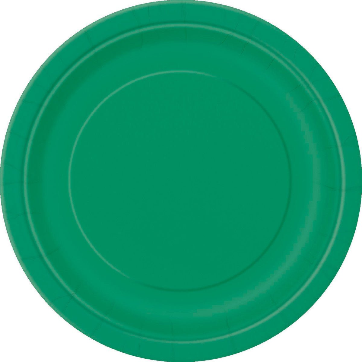Emerald Green Paper Plates 23cm (Pack of 8) - The Party Marketplace