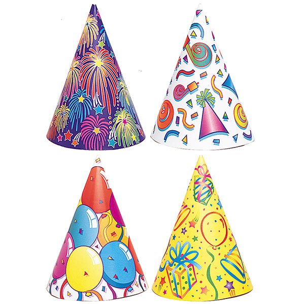 Fancy Paper Hats (Pack of 8) - The Party Marketplace