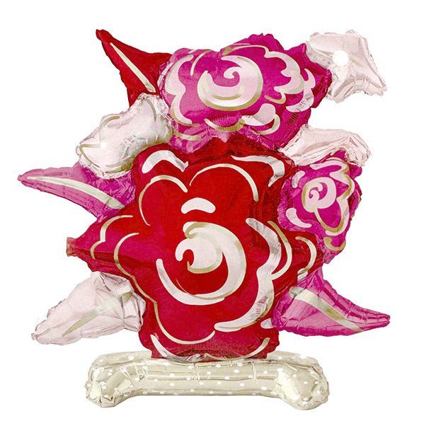 Flower Bouquet Standing Foil Balloon 83.7cm - The Party Marketplace