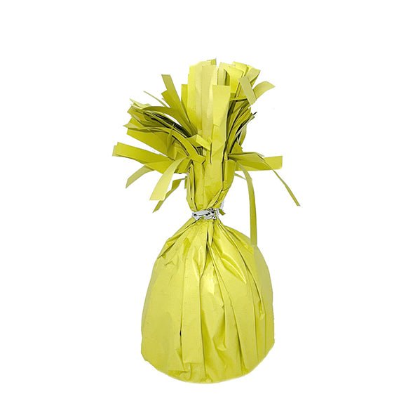 Foil Balloon Weight - Matte Yellow - The Party Marketplace