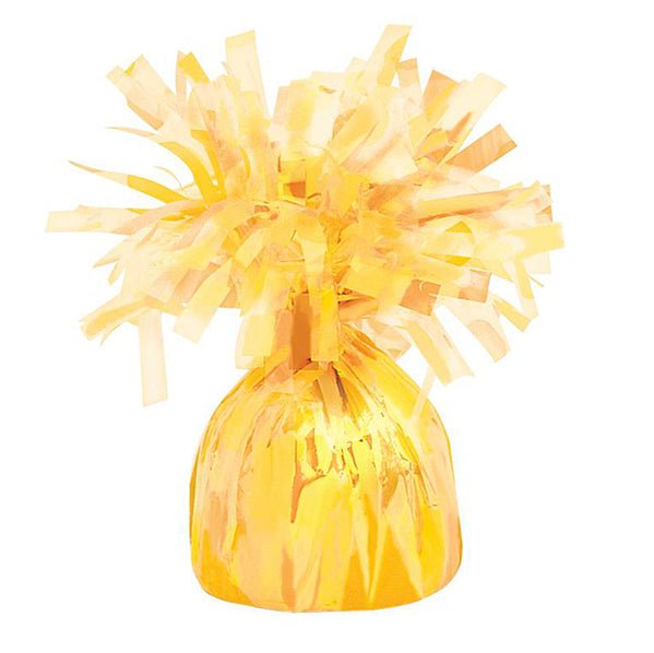 Foil Balloon Weight - Yellow - The Party Marketplace