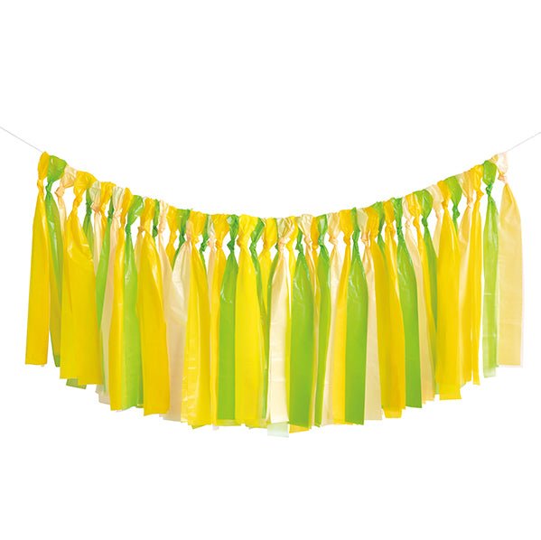 Fringe Backdrop Kit - Citrus (Yellow & Green) - The Party Marketplace