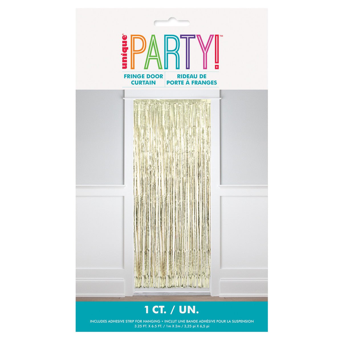 Fringe Door Curtain - Gold - The Party Marketplace
