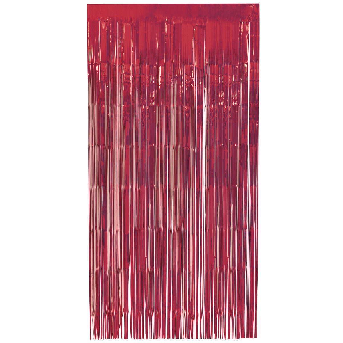 Fringe Door Curtain - Ruby Red - The Party Marketplace