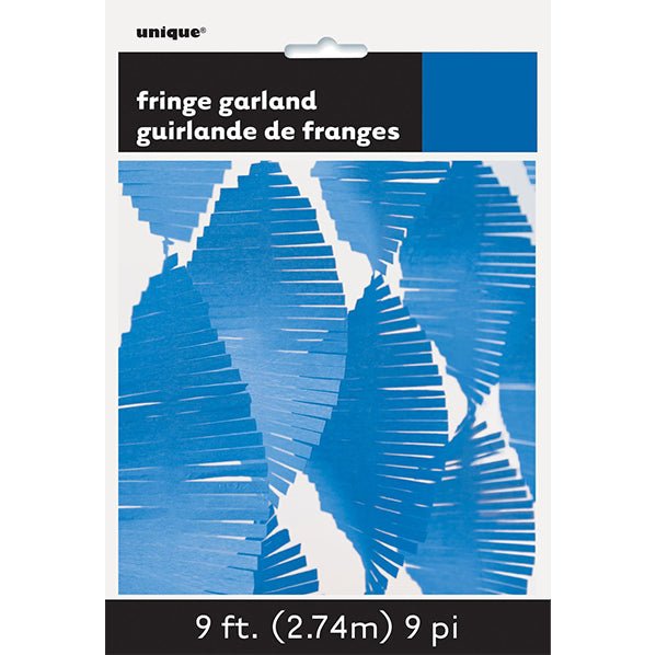 Fringe Garland - Royal Blue (2.74m) - The Party Marketplace