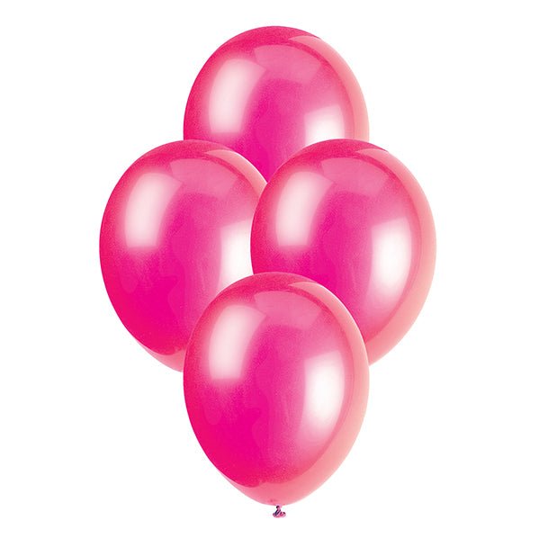 Fuchsia Crystal Premium Balloons 30cm (Pack of 50) - The Party Marketplace