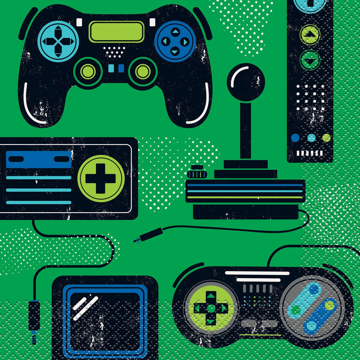 Gamer Birthday Luncheon Napkins (Pack of 16) - The Party Marketplace