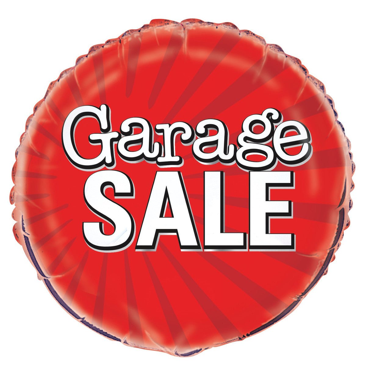 Garage Sale Foil Balloon 45cm - The Party Marketplace