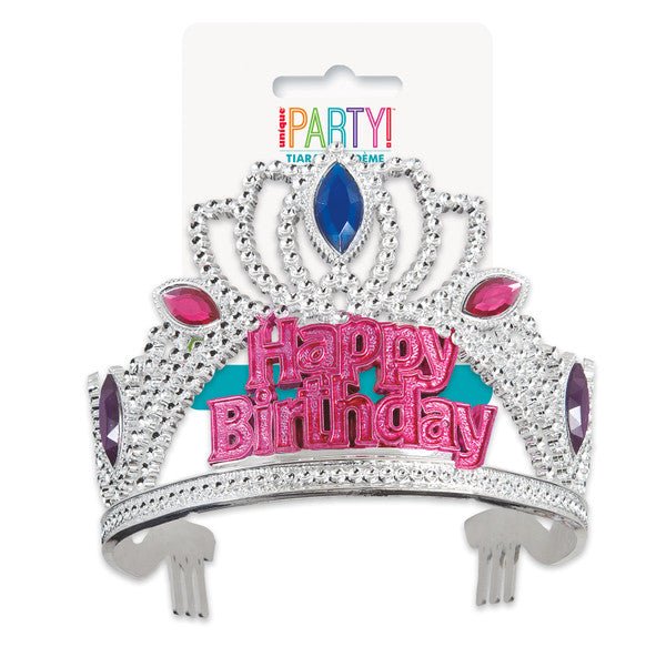 Gem Tiara "Happy Birthday" - The Party Marketplace