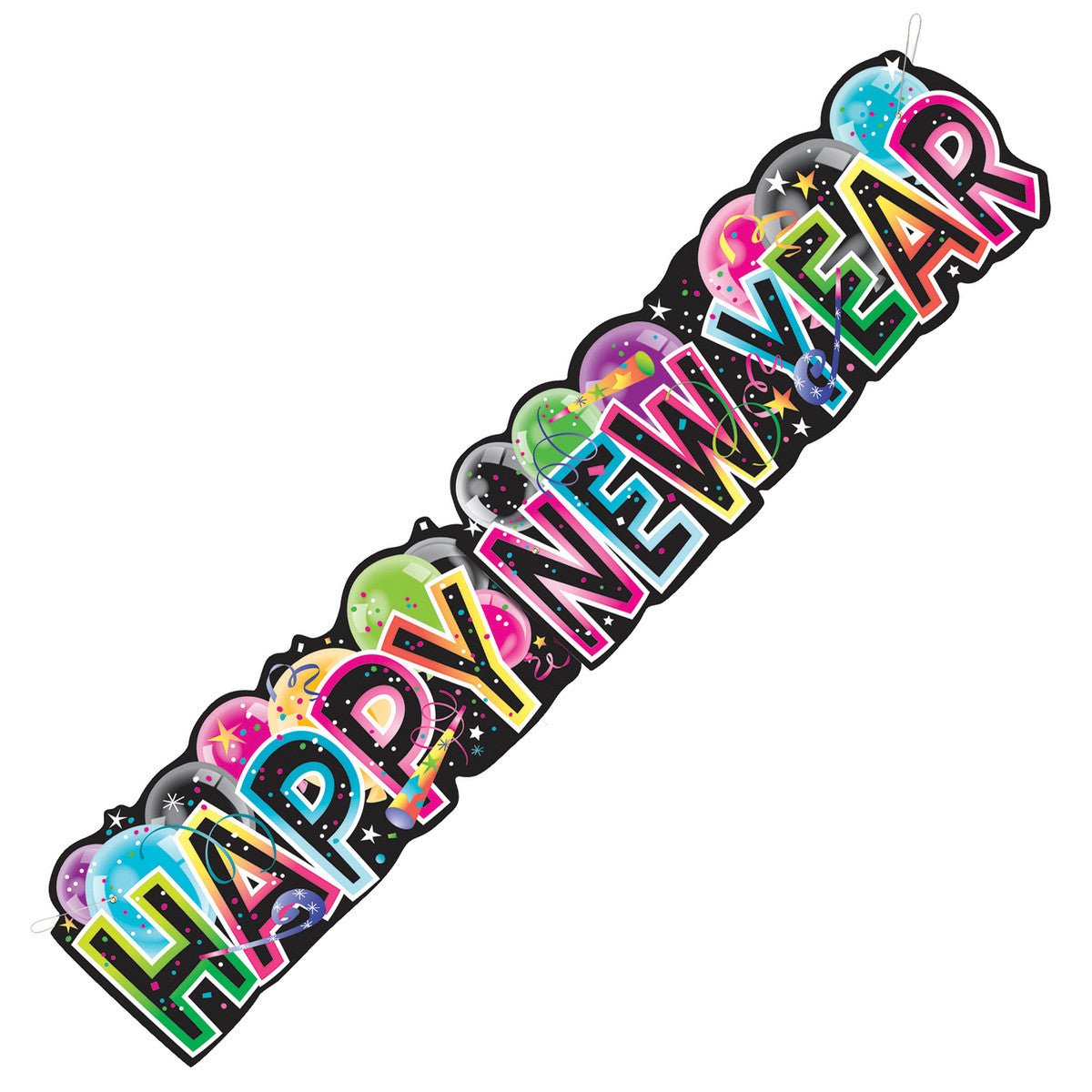 Giant Banner "Happy New Year" - 1.36m - The Party Marketplace