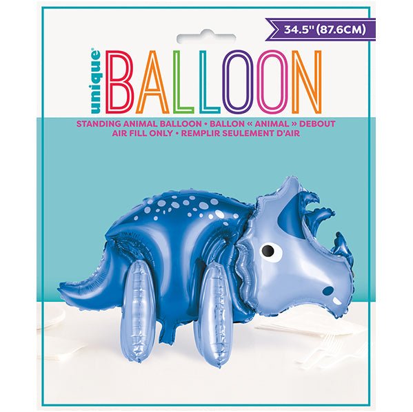 Giant Dinosaur Standing Foil Balloon 87.6cm - The Party Marketplace