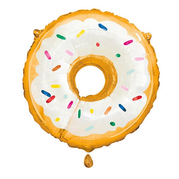 Giant Donut Foil Balloon 58.4cm - The Party Marketplace
