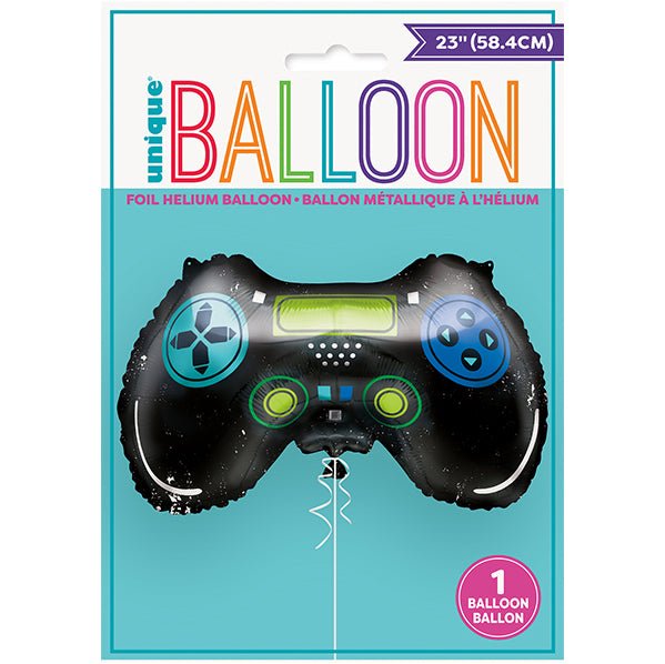 Giant Gamer Controller Shaped Foil Balloon 58.4cm - The Party Marketplace